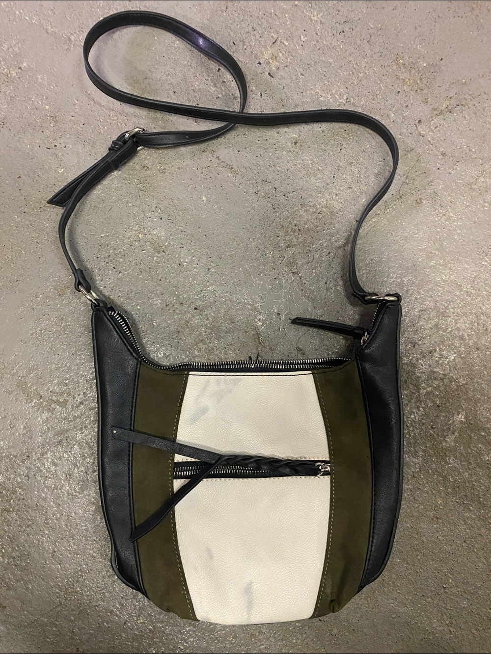 Nine West Black Quilted Crossbody Bag